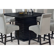 Giannis Contemporary Pedestal Counter-Height Dining Table