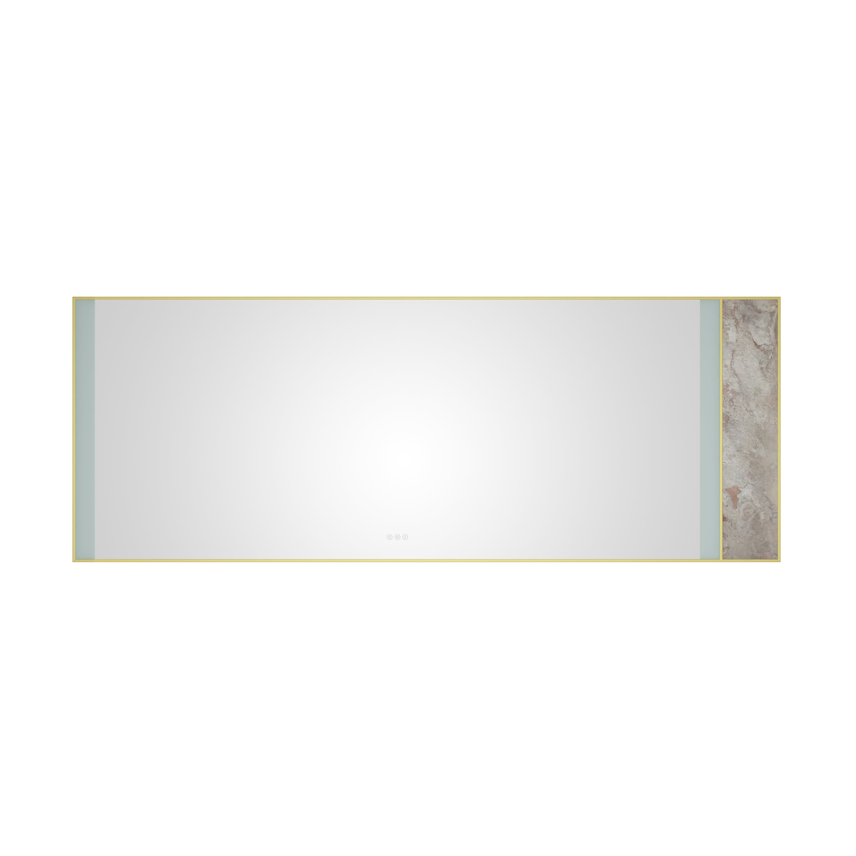 96x 36Inch LED Mirror Bathroom Vanity Mirror with Back Light, Wall Mount Anti-Fog Memory Large Adjustable Vanity Mirror
Natural stone decoration decoration follows LED changes