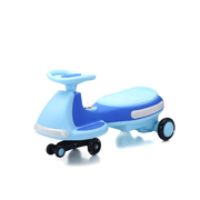 Kids Electric Ride On Car 12V  Electric Wiggle Car , LED Lights , Music,Anti-Rollover for Boys and Girls Ages 3+ Indoor/Outdoor