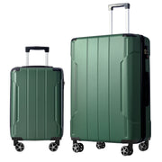 Hardshell ABS Luggage Sets 2 Piece Suitcase Set Expandable with TSA Lock Spinner Wheels for Men Women