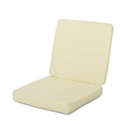 CAROLINA CLUB CHAIR CUSHION SET, SEAT CUSHION AND BACK CUSHION, CREAM, SET OF 1 (63513.00 CUSHION SET)