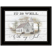 'It Is Well' By Billy Jacobs, Ready to Hang Framed Print, Black Frame