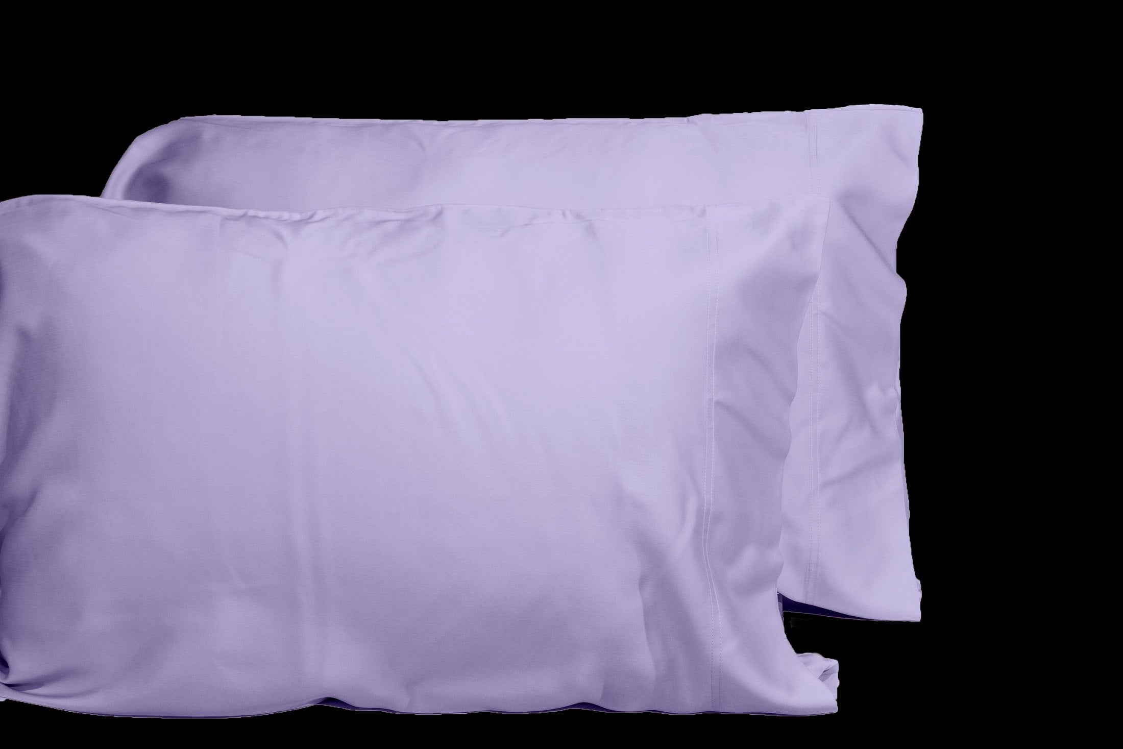 Luxurious Viscose from 100% Bamboo 2-Piece Pillowcase Set , Oeko-TEX Certified, Queen - Amethyst