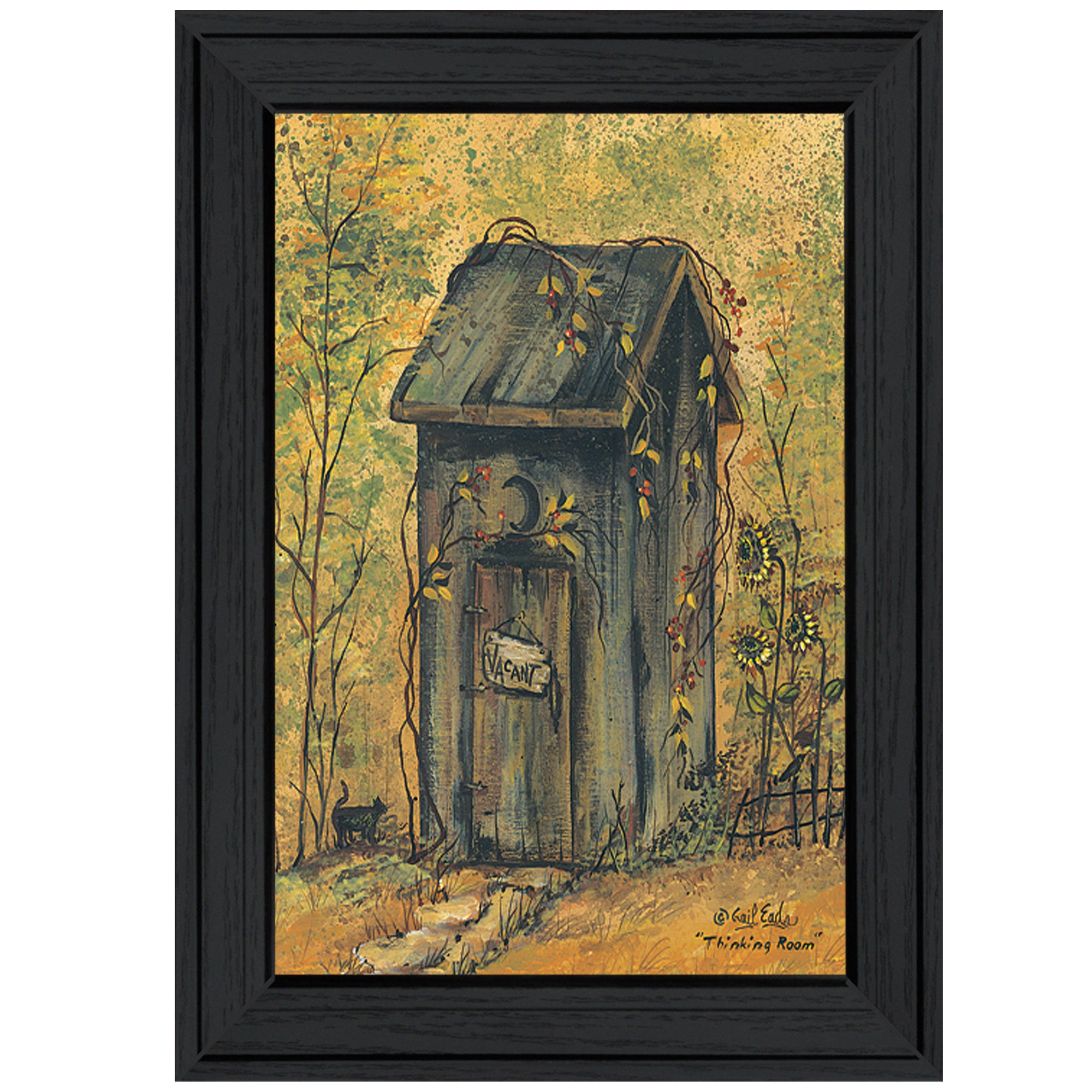 'Thinking Room' By Gail Eads, Ready to Hang Framed Print, Black Frame