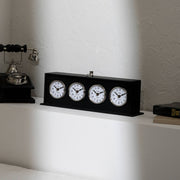 Modern & Decorative Tabletop Time Zone Clock-Desk Clock