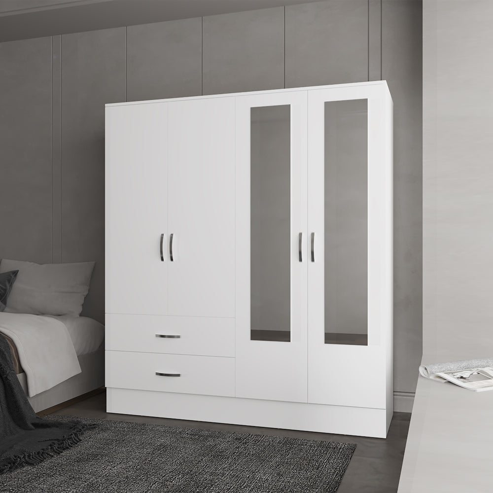 Armoire Ron, Bedroom, White