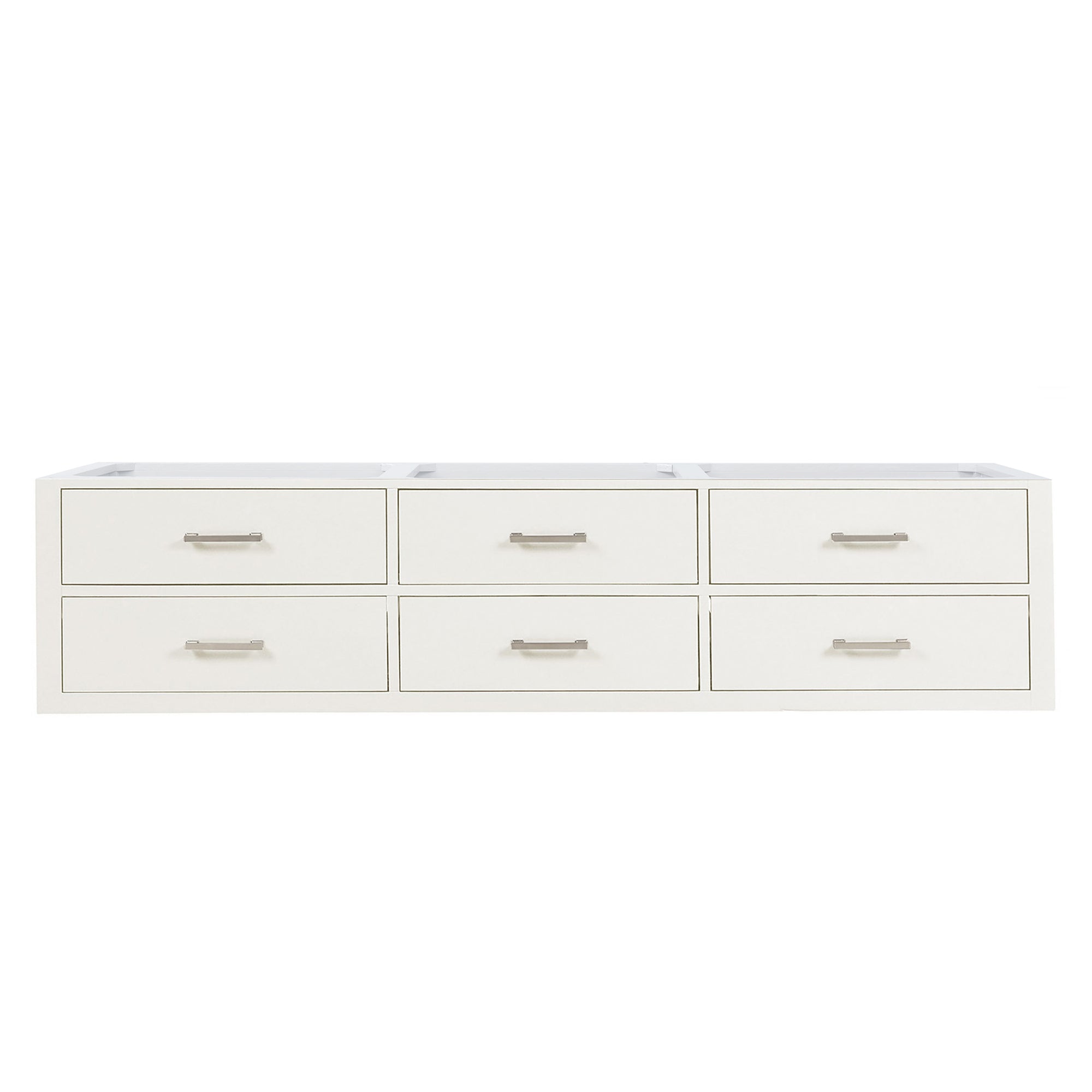 White Double Bath Vanity 80 in. W x 22 in. D