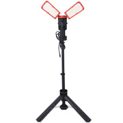 10000 Lumen 100 Watt Dual-Head LED Work Light with Telescoping Tripod, Work Light with Stand Rotating Waterproof Lamps and 9
 9Ft 3-Prong Power Cord 2x50W LED worklight with telescoping tripod