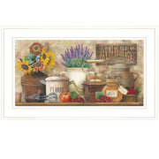 'Antique Kitchen' By Ed Wargo, Ready to Hang Framed Print, White Frame