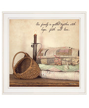 'Quilted Together' by Artisan Susie Boyer, Ready to Hang Framed Print, White Frame