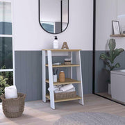 St. Clair Linen Cabinet, Two Interior  Shelves, Two Open Shelves, Single Door