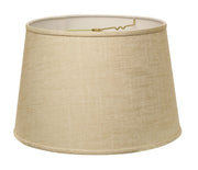 Slant Modified Empire Hardback Lampshade with Washer Fitter, Stonewash