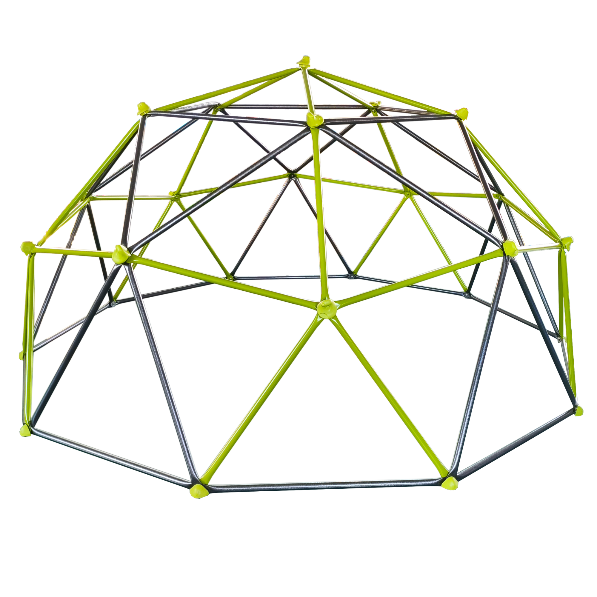 XCF006I Ten Sided Climbing Frame for Outdoor Playground with Colorful Climbing Stones 10ft Metal Structure