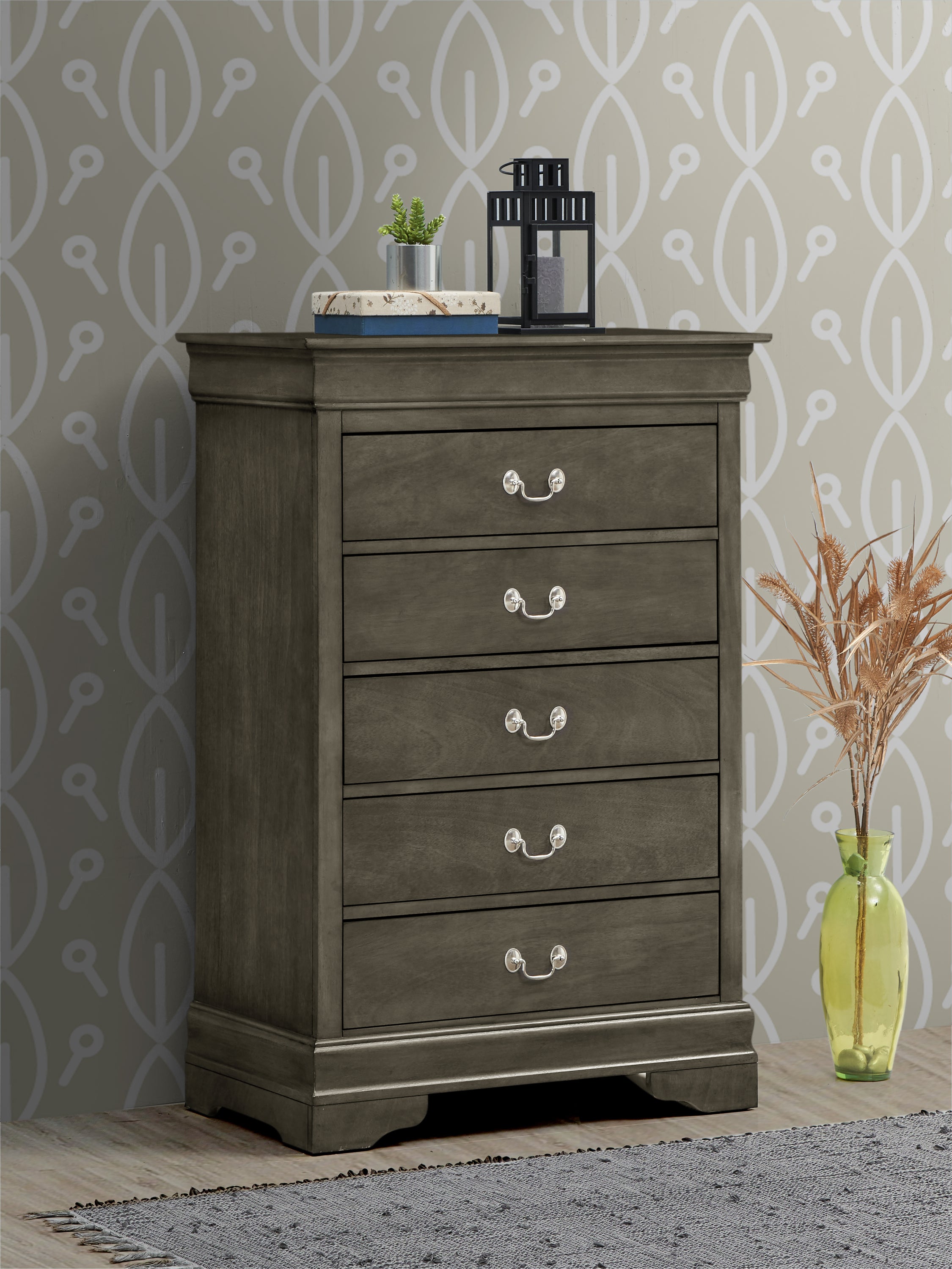 Louis Phillipe G3105-CH Chest , Gray