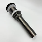 Bathroom Sink Drain without Overflow, Vessel Sink Lavatory Vanity Pop Up Drain Stopper, 304 Stainless Steel