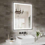 24x32 Inch Frameless LED Bathroom Mirror,Smart Mirror