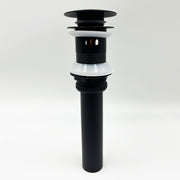 Bathroom Sink Drain with Overflow, Vessel Sink Lavatory Vanity Pop Up Drain Stopper, 304 Stainless Steel