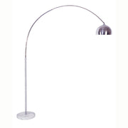 85' Tall Metal Floor Lamp with White Marble Base, Arch design