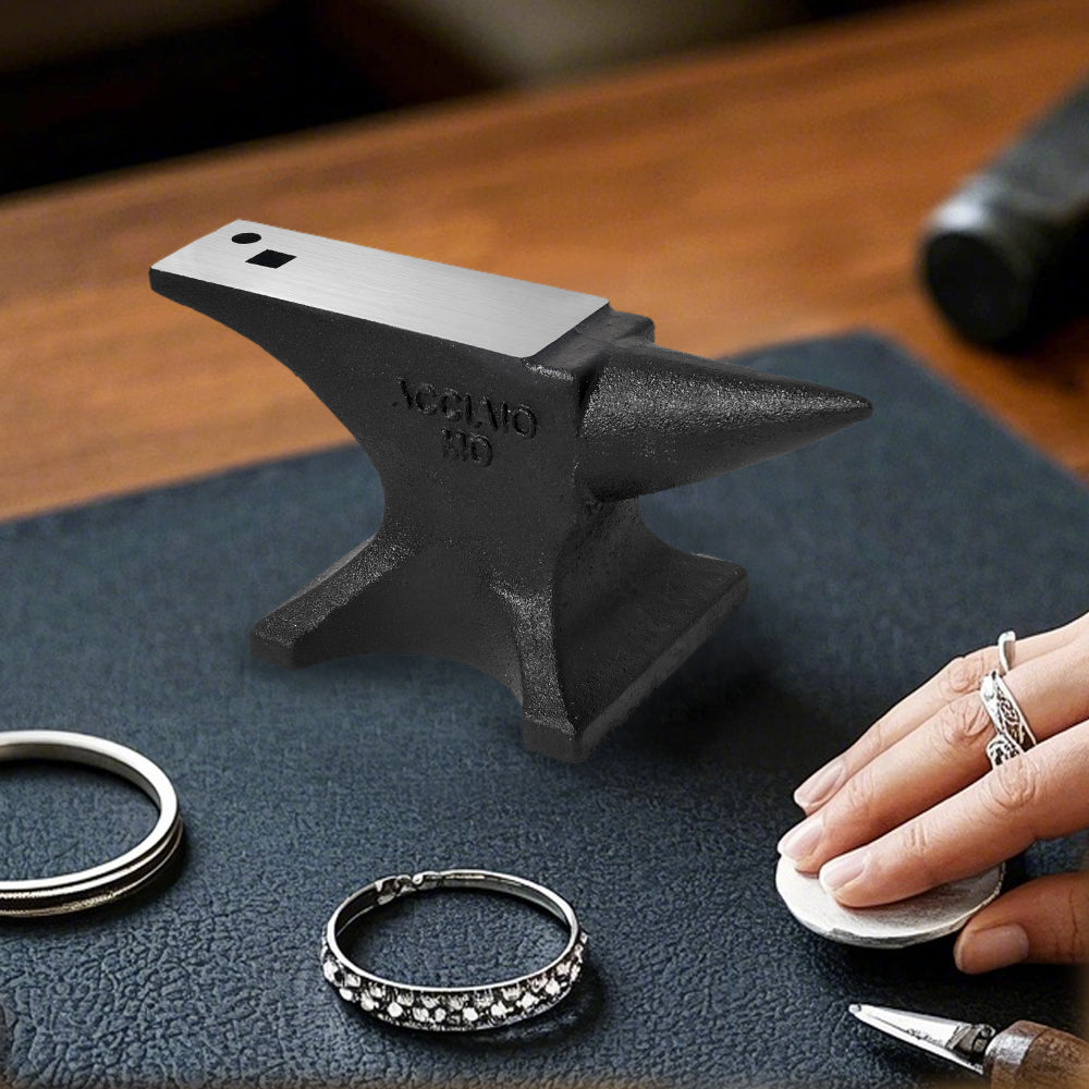 Single Horn Anvil, 25lbs/11kg Cast Steel Anvil, High Hardness Rugged Round Horn Anvil for Blacksmiths, with Stable Base, Metal Working Tool for Metal Bending, Shaping, Twisting, DIY Craft Projects