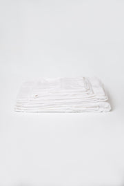 Omne Sleep 4-Piece White Microplush and Bamboo California King Hypoallergenic Sheet Set