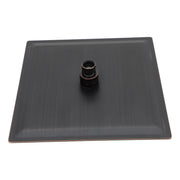 Elegant 16' Square Rainfall Shower Head, Wall/Ceiling Mounted, Oil-Rubbed Bronze, Stainless Steel