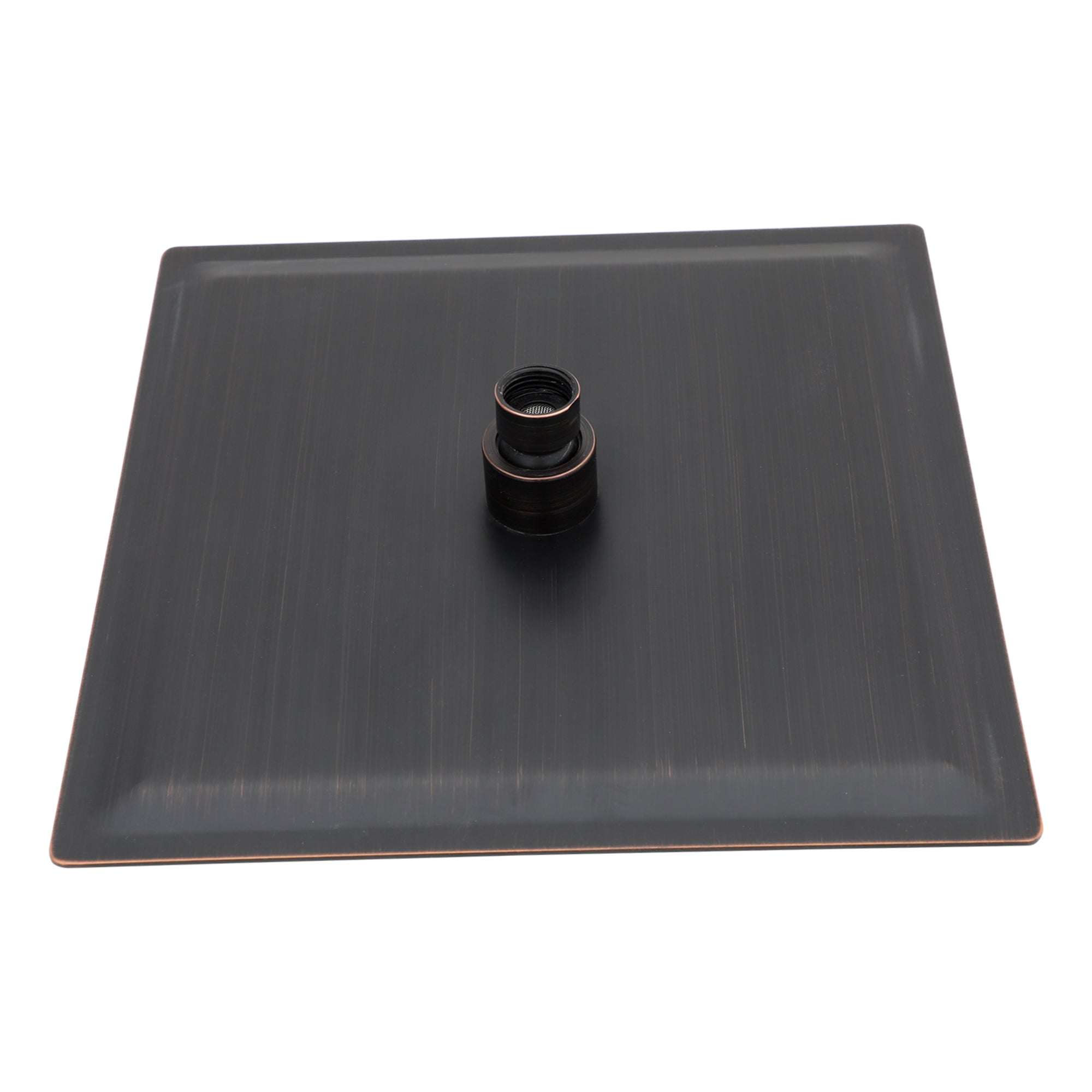 Elegant 16' Square Rainfall Shower Head, Wall/Ceiling Mounted, Oil-Rubbed Bronze, Stainless Steel