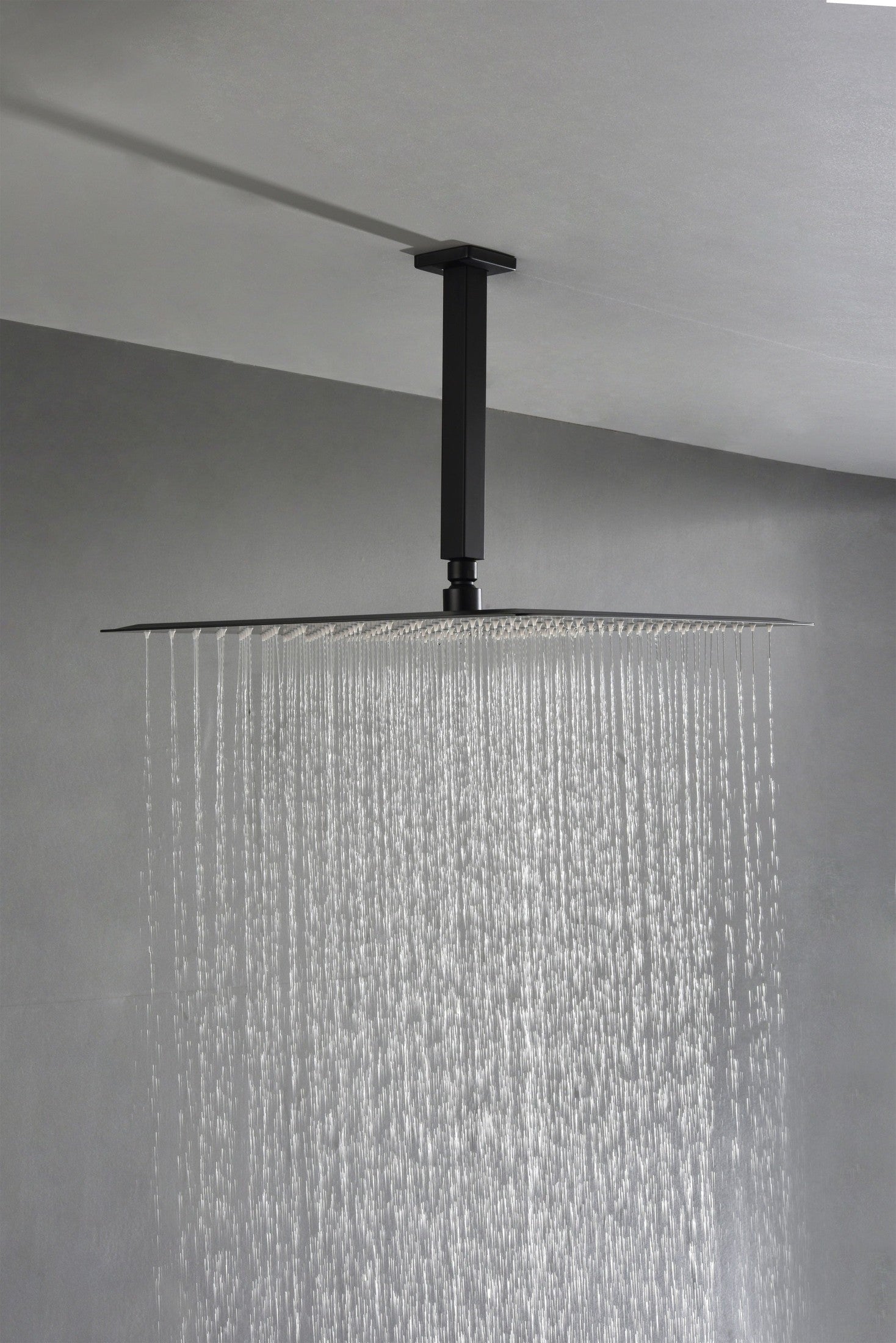 16' Matte Black Bathroom Luxury shower head