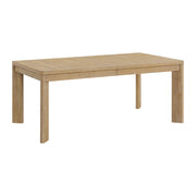 Brown Dining Table with Leaf
