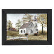 'Sunday Go To Meetin' By Billy Jacobs, Printed Wall Art, Ready To Hang Framed Poster, Black Frame