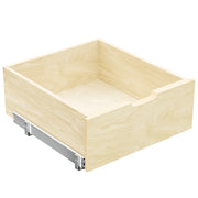 Hard Close Pull Out Cabinet Organizer 8' High Drawer 19½' W x 21' D Wood Slide Out Shelves Cabinet Storage Organizer with Full Extension Rail Slides Pull Out Drawer for Kitchens Cabinet Pantry