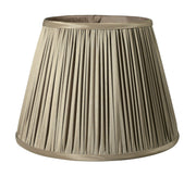 Slant Pencil Pleat Softback Lampshade with Washer Fitter, Ash
