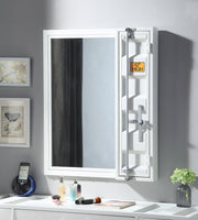 Cargo White Finish Vanity Mirror