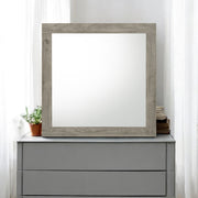 Mari Light Gray Finish Mirror