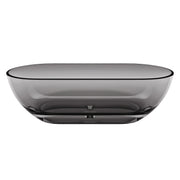 69 Inch Solid Surface Soaking Bathtub - Deep Soak Freestanding Tub