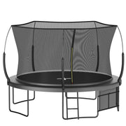 YC 12FT Springfree no Gap Trampoline- Black
