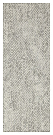 Sunshine GC_HAR2012 Silver 2 ft. 7 in. x 7 ft. 3 in. Indoor/Outdoor Area Rug