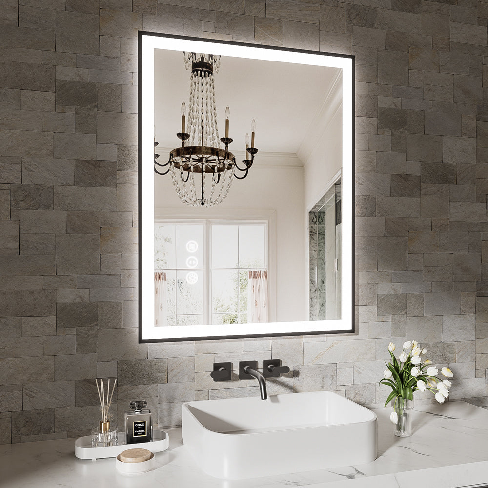 28x36 Inch Frameless LED Bathroom Mirror,Smart Mirror