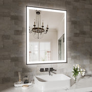 28x36 Inch Frameless LED Bathroom Mirror,Smart Mirror