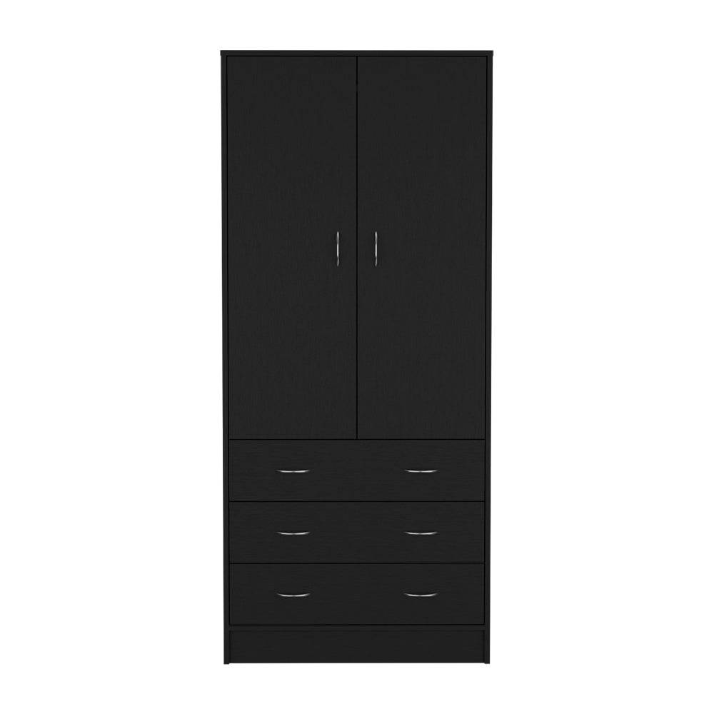 Armoire Ramey, Bedroom, Black