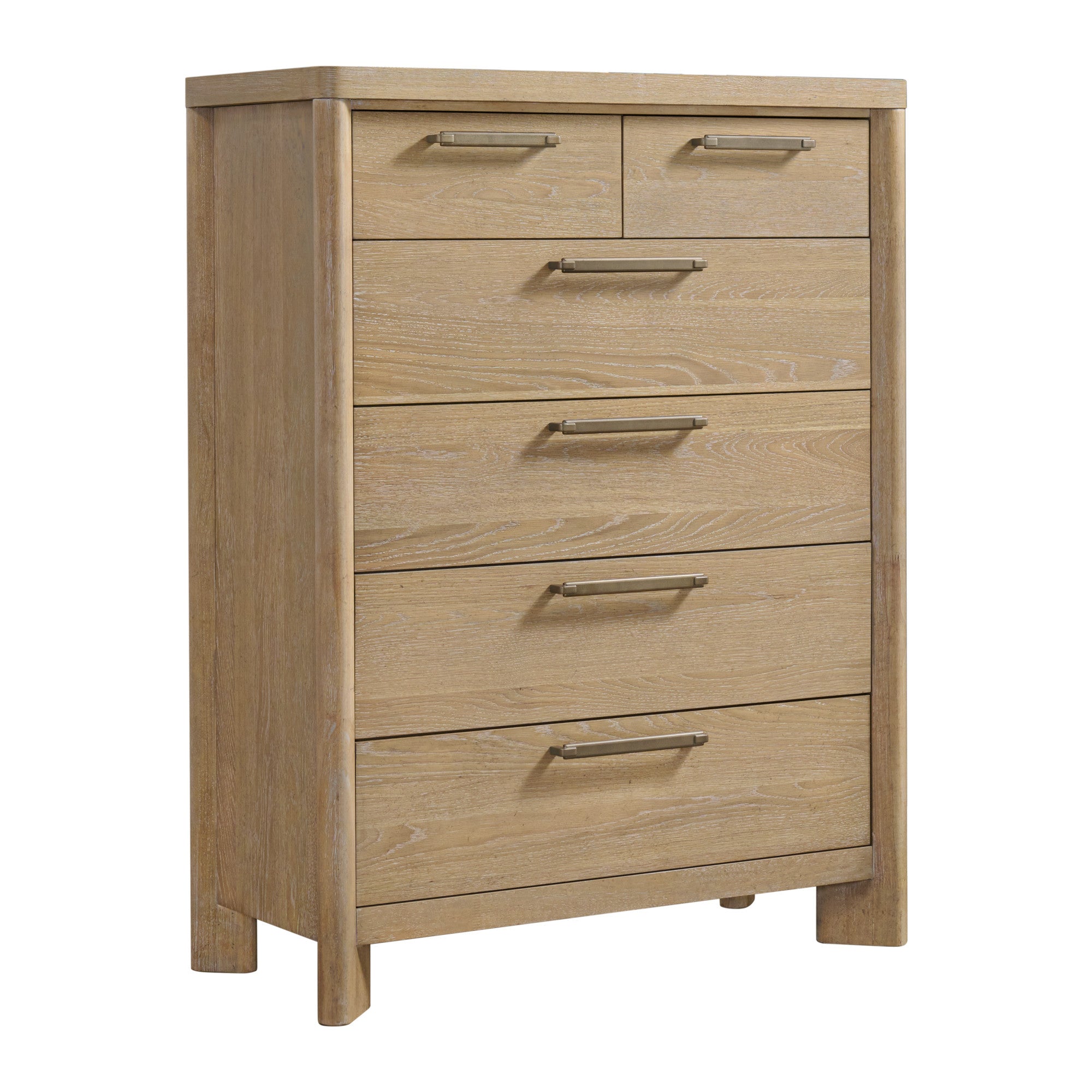 Tan 6-Drawer Chest