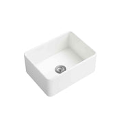 White Farmhouse Sink Deep Apron Sink Undermount Farmhouse Kitchen Sink Single Farm Sink