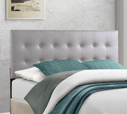 Stylish G0130-QHB Queen Bed Headboard For Modern Comfort, Light Grey