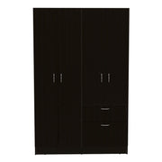 Armoire Alpes, Bedroom, Black / White