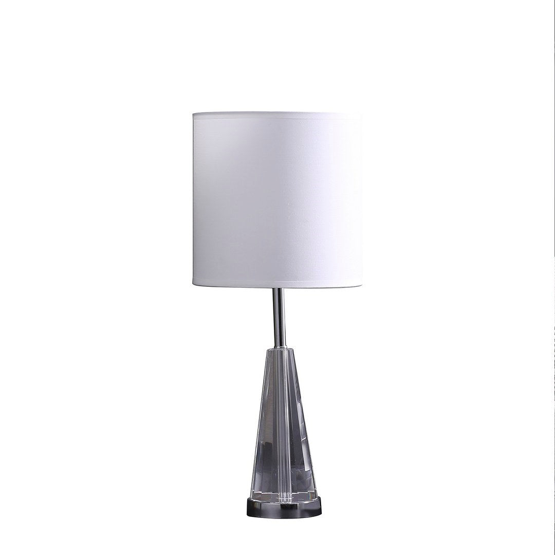 21.5' In Elli Prism Cone Shape Crystal Table Lamp