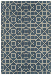 Contemporary, Transitional, Geometric, Textured, High-Low Cut & Loop 2' x 6' Runner