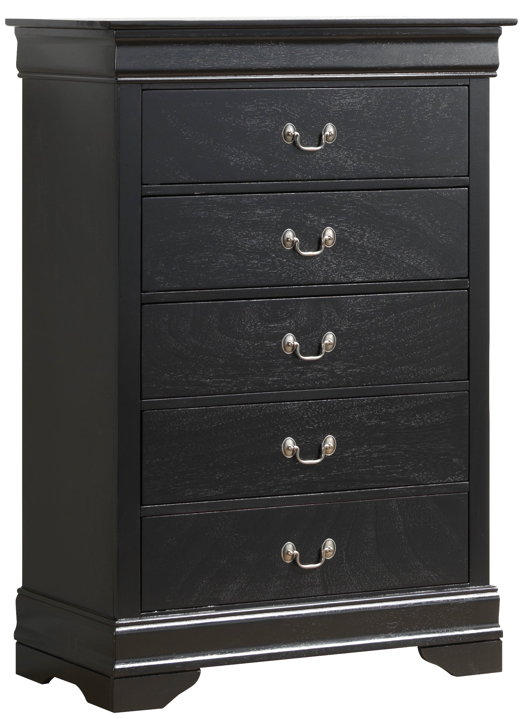 Charming Black Traditional Storage Chest