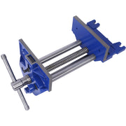 Rapid Action Woodworking Vise  Quick Release Lever for Quick Adjustments  7 Inch Jaw Width  Made with Heavy-Duty Cast Iron ,Blue