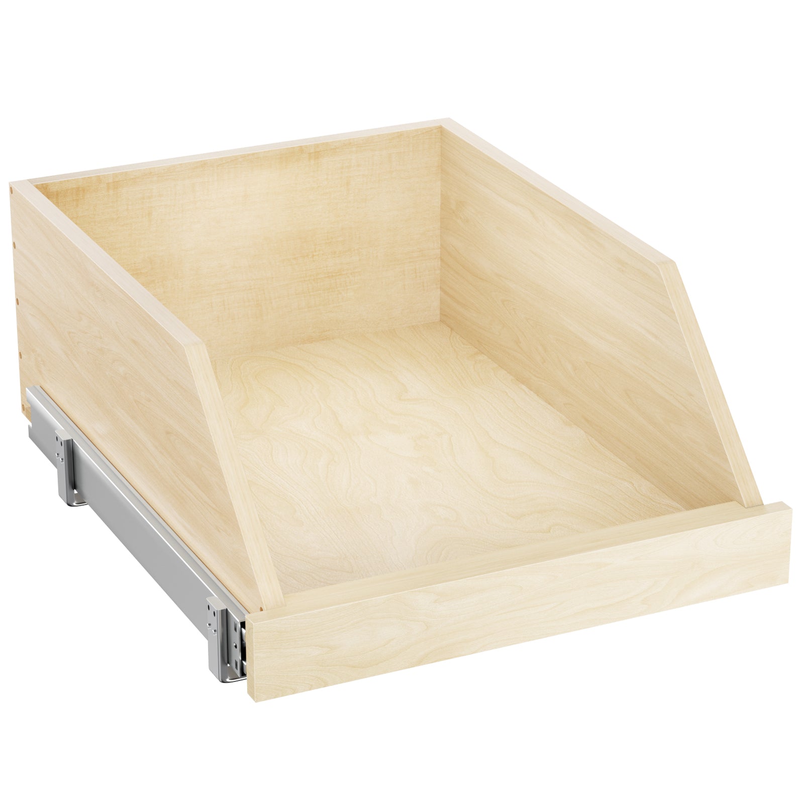 Pull Out Cabinet Organizer High Drawer 16½' W x 21' D Hard Close Wood Slide Out Shelves Cabinet Storage and Organizer with Full Extension Rail Slides Pull Out Drawer for Kitchens Cabinet Pantry