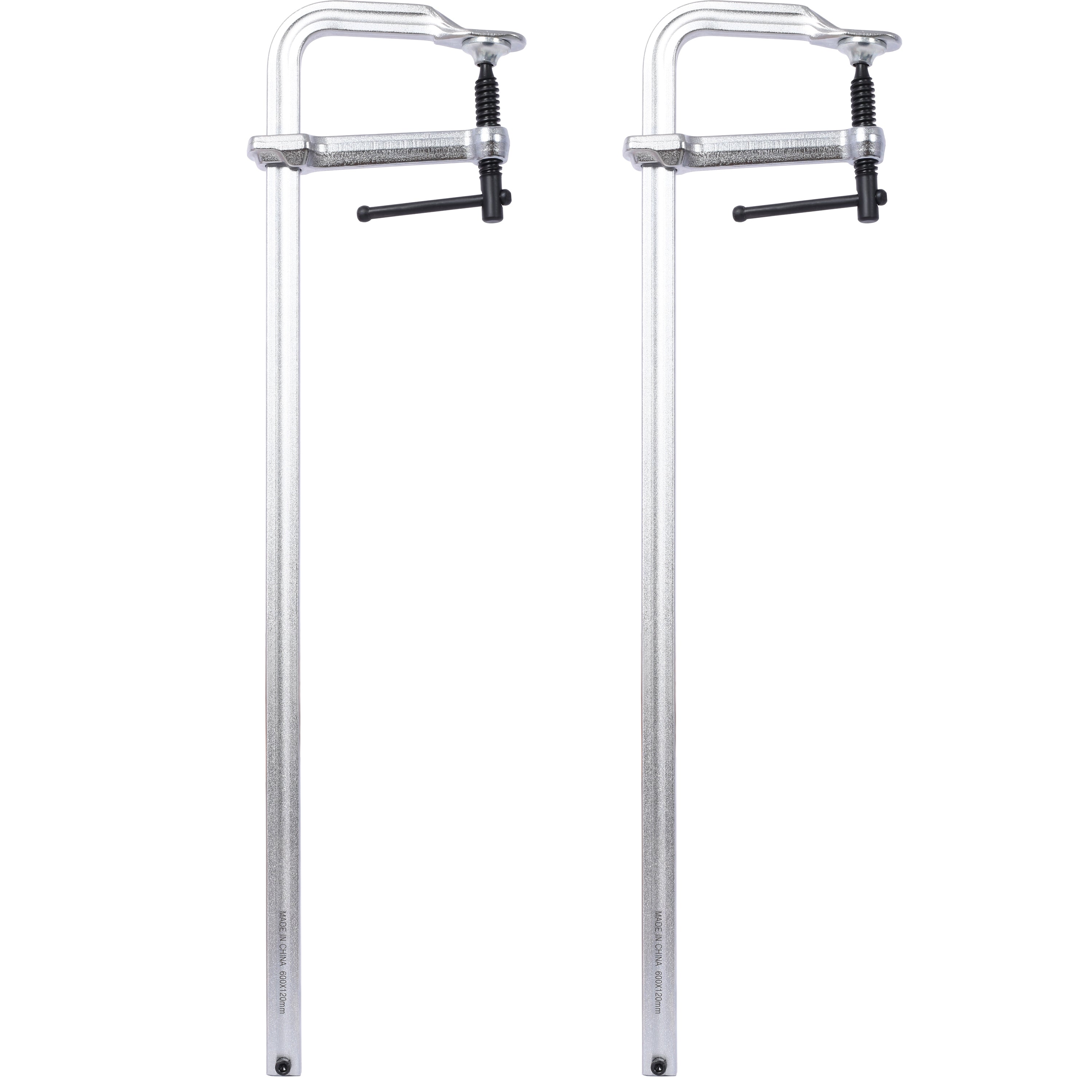 Bar Clamps Set, Drop Forged Steel Bar Clamps, Steel F Clamps for Welding, Woodworking, Metal working, DIY and Crafts,24 inch x 4-3/4 inch Throat,Pack of 2