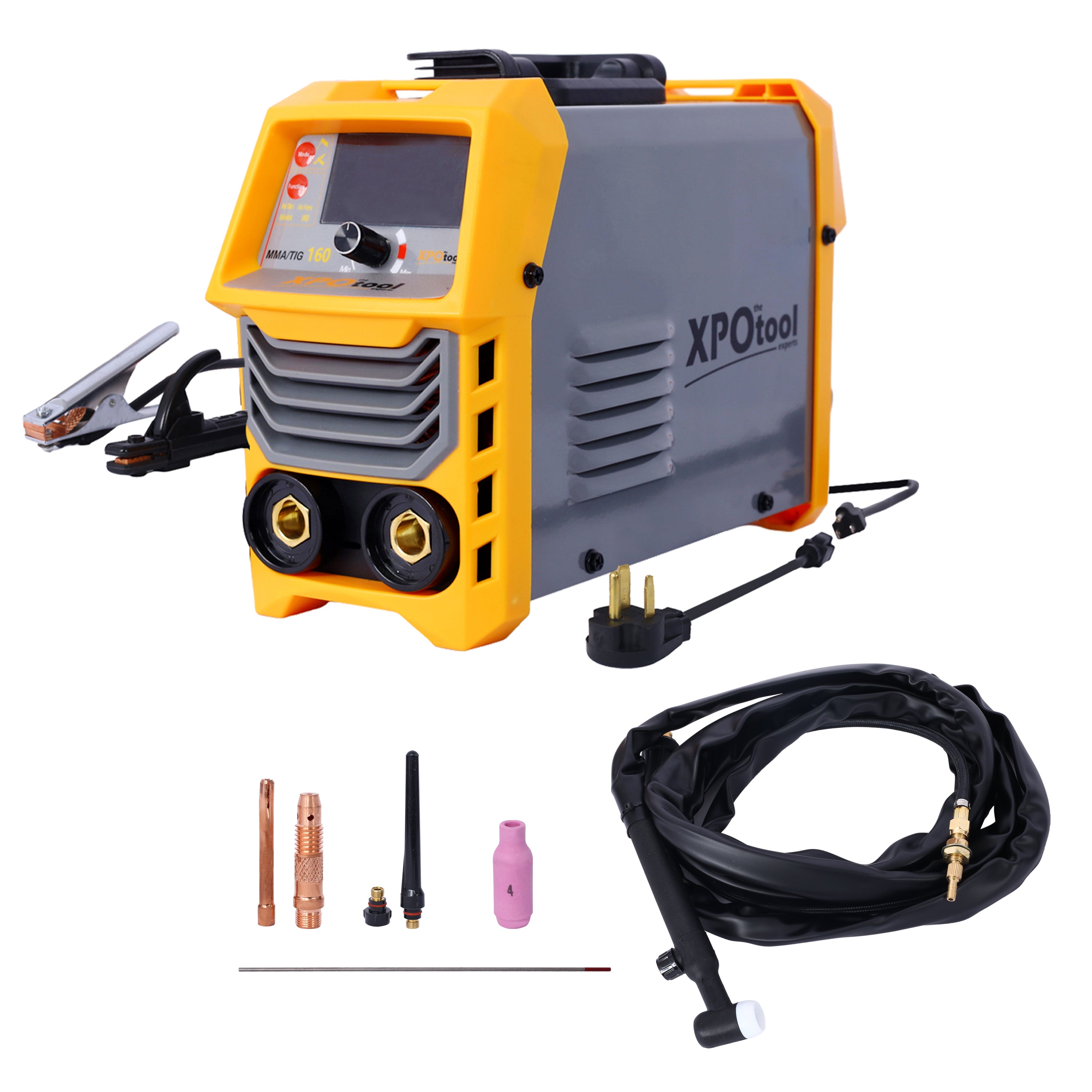 110V/220V Portable ARC Welder Actual 160A ARC/Lift TIG Welding Machine, Dual Voltage Electric Welder MMA Welding Machine Inversor Soldador With Lift Tig IGBT Inverter Welder , INCLUDE TIG TORCH